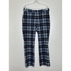 Plaid Ankle Pants